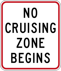 New Zealand road sign R5-13.1A.svg