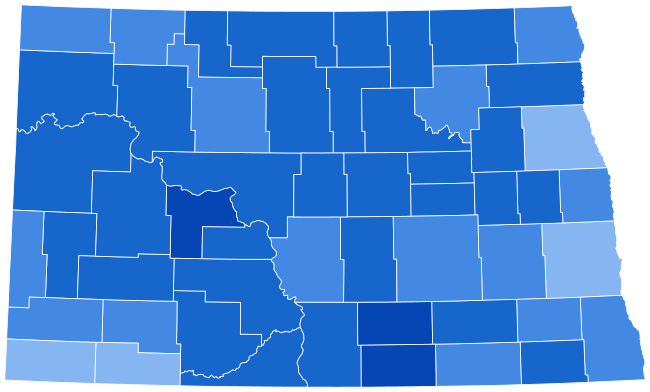 North Dakota Presidential Election Results 1932.svg