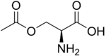 Struktur von O-Acetylserin