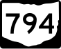 State Route 794 penanda