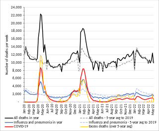 <span class="mw-page-title-main">COVID-19 pandemic in England</span> Ongoing COVID-19 viral pandemic in England
