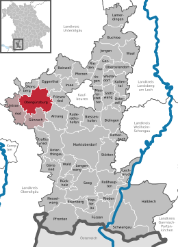 Obergünzburg - Localizazion