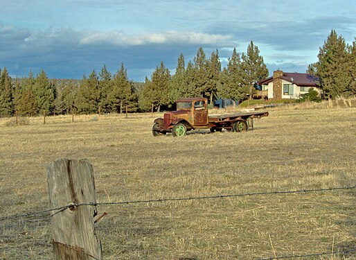 Old Truck In Field - Oregon, USA