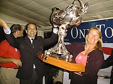 One Ton Cup prize-giving in Saint-Tropez in 2002 Oneton02038.jpg