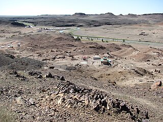 Saikhan-Ovoo, Dundgovi District in Dundgovi Province, Mongolia