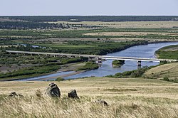 Řeka v Zabajkalském kraji