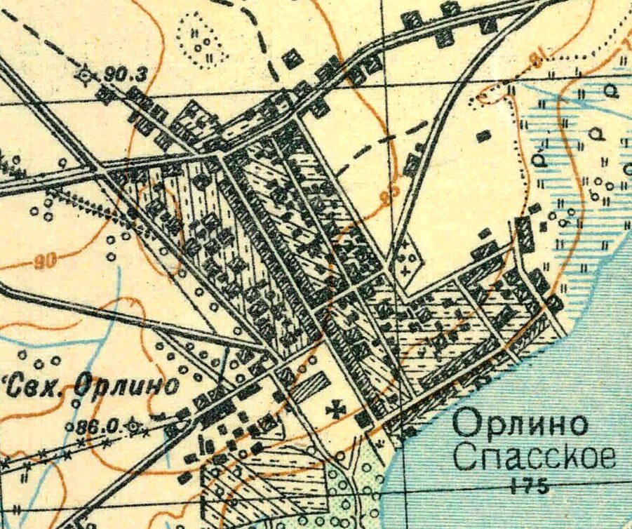 План села Орлино. 1931 год