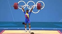 Oscar Figueroa won Olympic Gold at the 2016 Summer Olympics Oscar Albeiro Figueroa en JJOO 2012.jpg