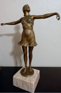 Otto Schmidt-Hofer bronz (Bavič). PNG