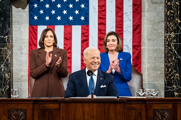 President Biden during the 2022 State of the Union Address