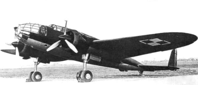 Polish PZL.37 Łoś, a medium bomber.
