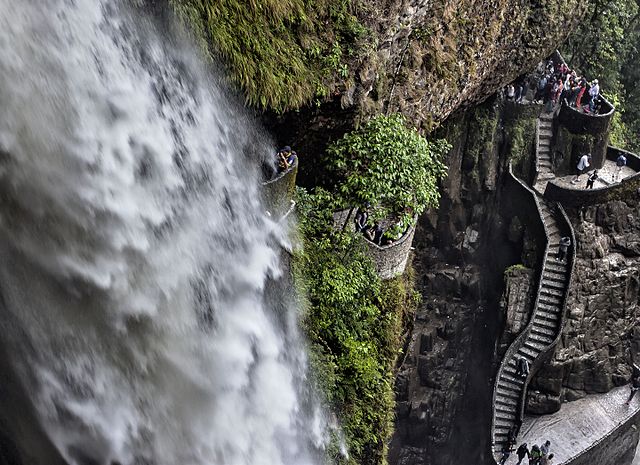 Wasserfall nahe Baños