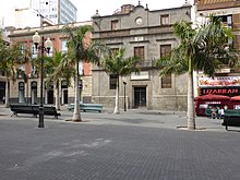 Palacio de Carta, del año 1752, en la Plaza de la Candelaria