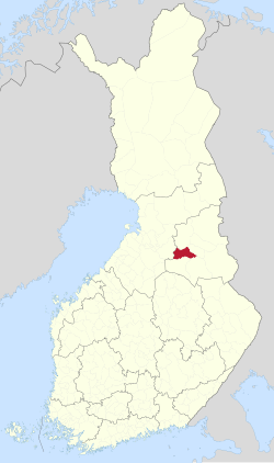 Ubicación de Paltamo en Finlandia