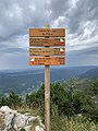 * Nomination Directional signs on the top of Crêt de la Neige, highest peak of the Jura Mountains, Lélex in Ain department, France. --Chabe01 13:07, 19 August 2020 (UTC) * Promotion Good quality. --Isiwal 17:42, 19 August 2020 (UTC)