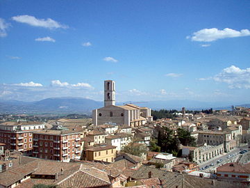 Uitzicht op Perugia