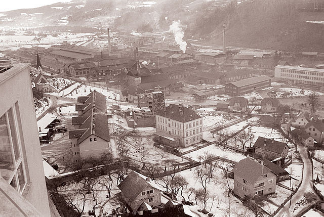 Ravne steelworks, 1960