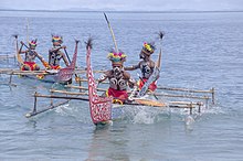 Local people from Biak during a ceremony Parade wai ron dan mansusu.jpg