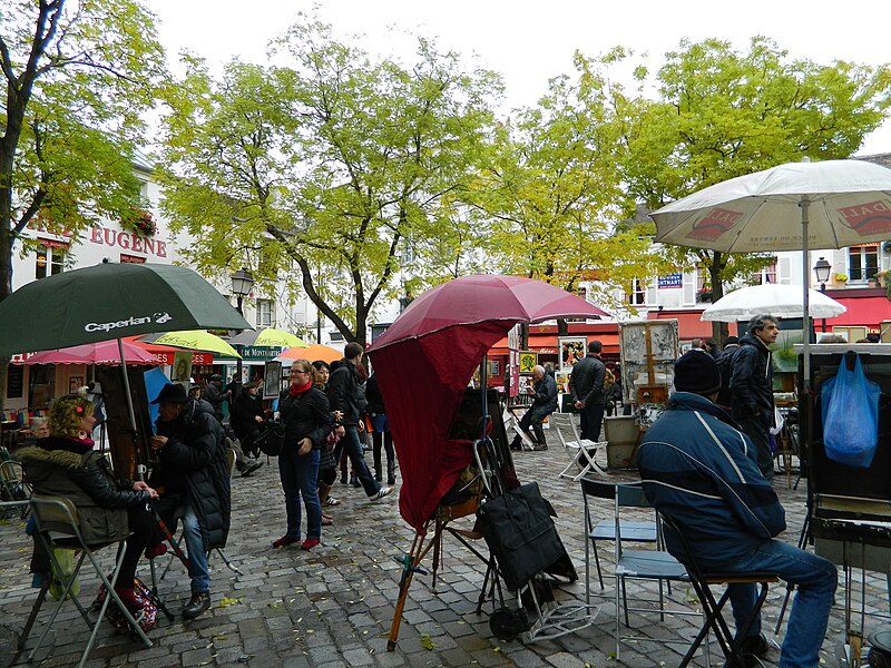 File:Paris 75018 Place du Tertre umbrellas 2012-11-5235.jpg