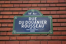 Illustrasjonsbilde av artikkelen Rue du Douanier-Rousseau (Paris)