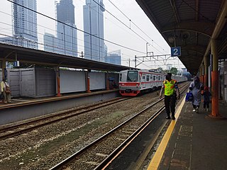 <span class="mw-page-title-main">Karet railway station</span> Railway station in Indonesia