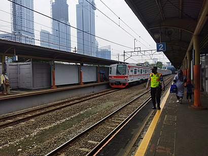 How to get to Stasiun Karet with public transit - About the place