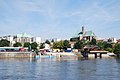 Deutsch: Petriförder mit Schiffsmühle, Wallonenkirche und Petrikirche