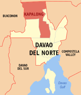 Kapalong na Davao do Norte Coordenadas : 7°35'7.50"N, 125°42'18.55"E