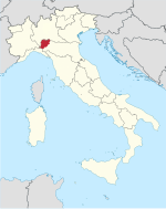 Location within Italy