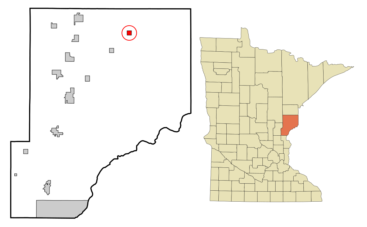 Pine County Mn Map File:pine County Minnesota Incorporated And Unincorporated Areas Kerrick  Highlighted.svg - Wikimedia Commons