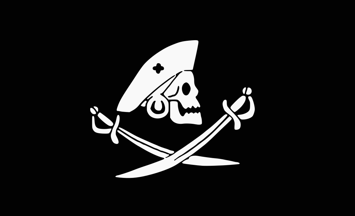 Флаг пирата Эдварда Ингленда