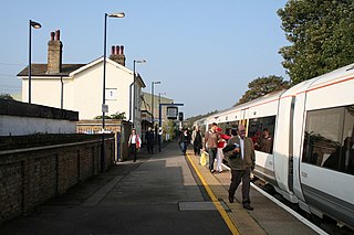 <span class="mw-page-title-main">Farningham Road railway station</span> Railway station in Kent, England