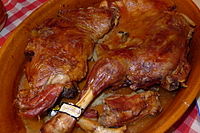 Plato de lechazo, Valladolid.jpg