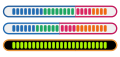 Groove gauges from Pop'n music 11.