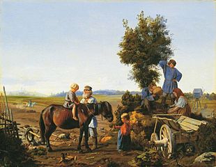 Rolnická rodina na orné půdě[12] (1866)