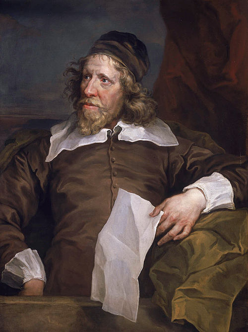 Portrait of Inigo Jones painted by William Hogarth in 1758 from a 1636 painting by Sir Anthony van Dyck