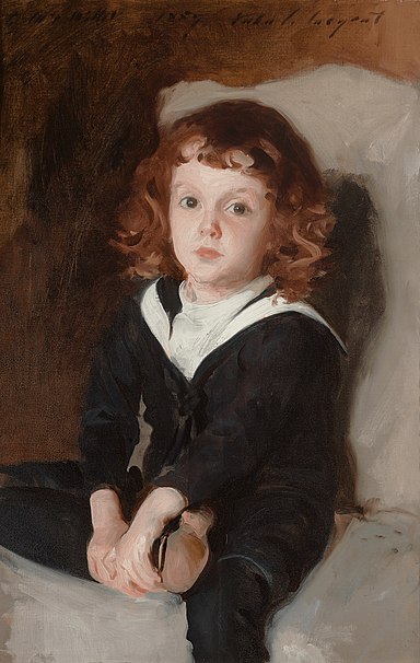 Portrait of Laurence Millet, John Singer Sargent, 1887