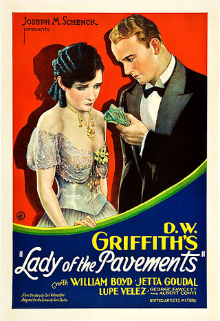 <i>Lady of the Pavements</i> 1929 film