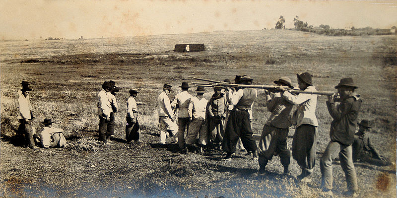 File:Práctica de tiro de fuerzas nacionalistas en la Revolucion de 1897 en Uruguay.jpg