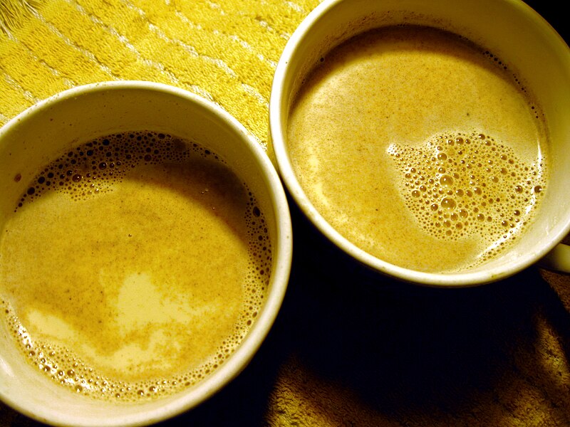 File:Prepared pinol in two large mugs ready to drink.jpg