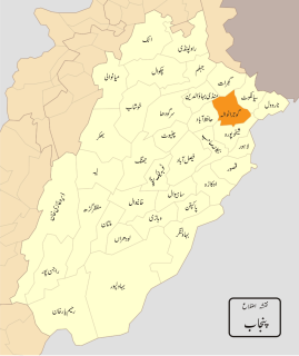 Gujranwala District District in Punjab, Pakistan