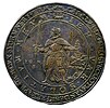 Девіз короля Карла IX Вази «IEHOVAH SOLATIVM MEVM» на аверсі монети.