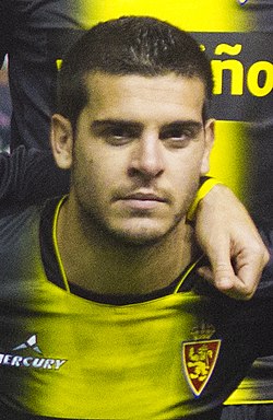 Rodríguez amb el Real Zaragoza el 2012