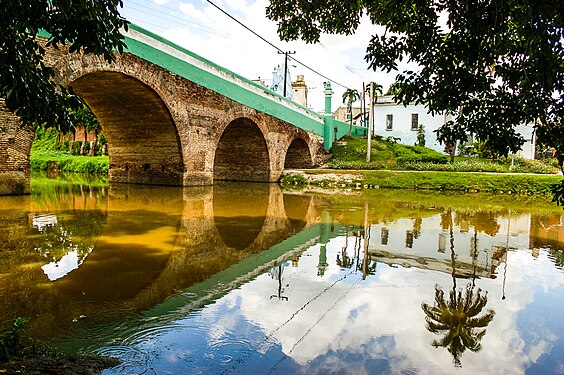 Reflections in the Yayabo river.