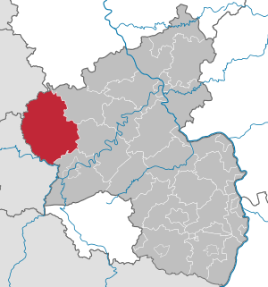 Li position de Eifelkreis Bitburg-Prüm in Rheinland-Palatinia