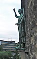 Saarbrücken-St. Johann, Michaelsfigur von der Seite