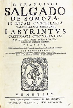 Salgado de Somoza - Labyrintus creditorum concurrentium, 1686 - 359.tif