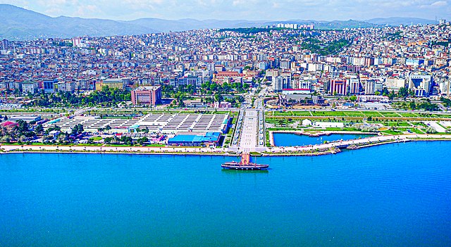 Samsun seen from the sea