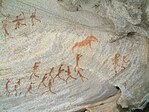 San Bushman rock art Perdekop Farm Mossel shimolidan bay.jpg