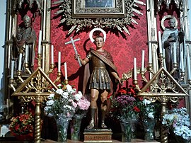 Alterbyld Sint-Ekspeditus yn de Iglesia del Santo Ángel, Sevilla.